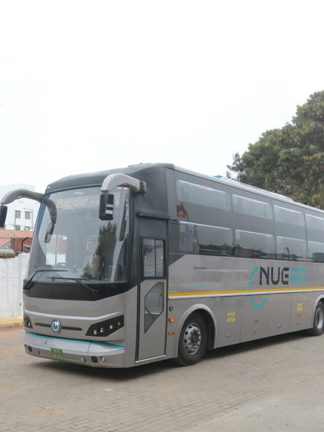 NueGo Makes History as India’s First Fully Electric Coach Bus